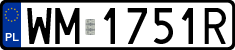 License plates of Poland, Regular car plates