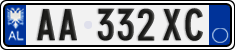 License plate of Albania, Cars (2011)