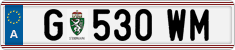 License plate of Austria, Regular plates