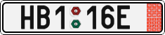 License plate of the Czech Republic, Export transit plates