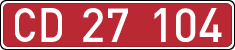 License plates of Spain, Diplomatic