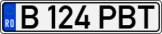 License plate of Romania, Regular plates