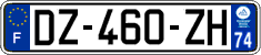 French license plate, SIV (ordinary)