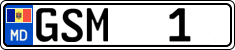 License plate of Moldova, Cars (2015)