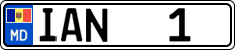 License plate of Moldova, Cars (2015)