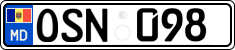 License plate of Moldova, Cars (2015)