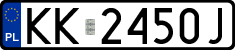 License plates of Poland, Regular car plates