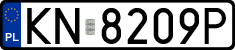 License plates of Poland, Regular car plates