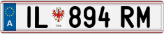 License plate of Austria, Regular plates