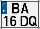 License plate of Portugal, Regular plates