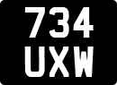 License plate of the United Kingdom, 1932 year system