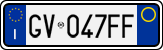 License plate of Italy, Cars (1994 year series)