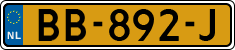 License plate of the Netherlands, Heavy Commercial Vehicles (1994 system)