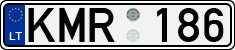 License plate of Lithuania, Cars