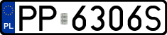 License plates of Poland, Regular car plates