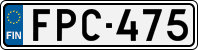 License plate of Finland, Cars
