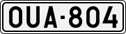 License plate of Finland, Cars