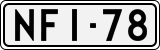 License plate of Finland, Cars