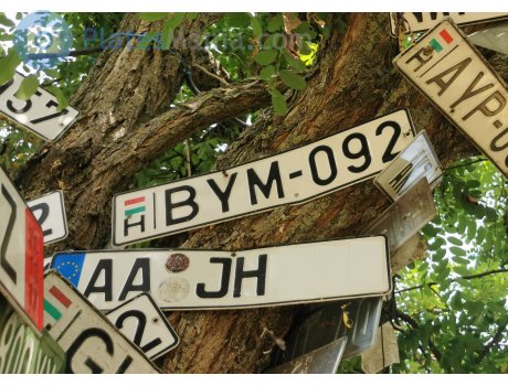 BYM-092, License plate without vehicle