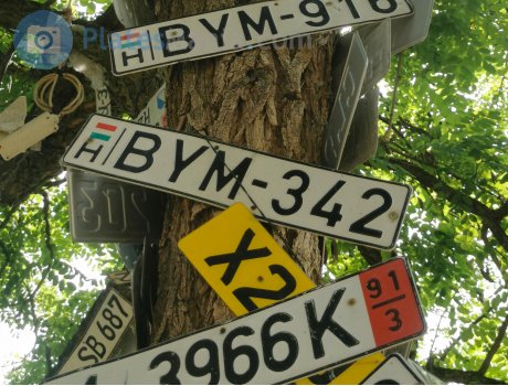 BYM-342, License plate without vehicle