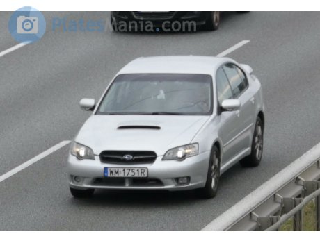 WM 1751R, Subaru Legacy