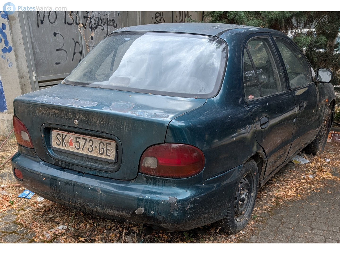 SK 573-GE, Hyundai Accent 1st gen Sedan (X3), 1994–2000