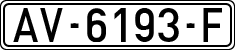 License plates of Spain, 1971 year series