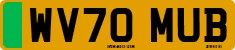 License plate of the United Kingdom, 2001 year system