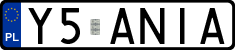 License plates of Poland, Vanity Plates