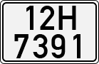 License plate of Vietnam, Cars