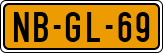 License plate of the Netherlands, Cars