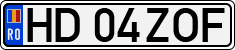 License plate of Romania, Regular plates