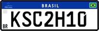 License plate of Brazil, Private owners (Mercosul)