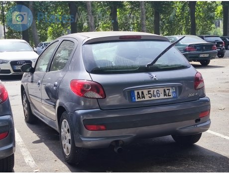 AA-546-AZ, Peugeot 206