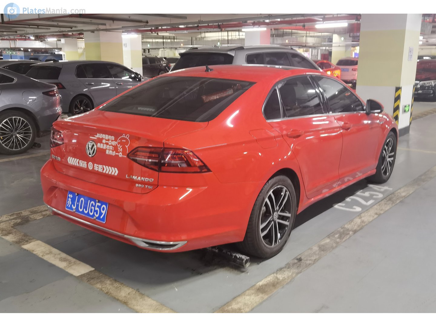 苏J·0JG59, Volkswagen Lamando 1st gen (BM; CN-market), facelift, 2018–2022