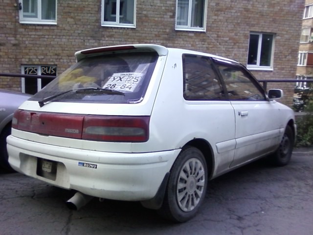 ух 2884 25, Mazda Familia 6th gen Hatch (BG), 1989–1996