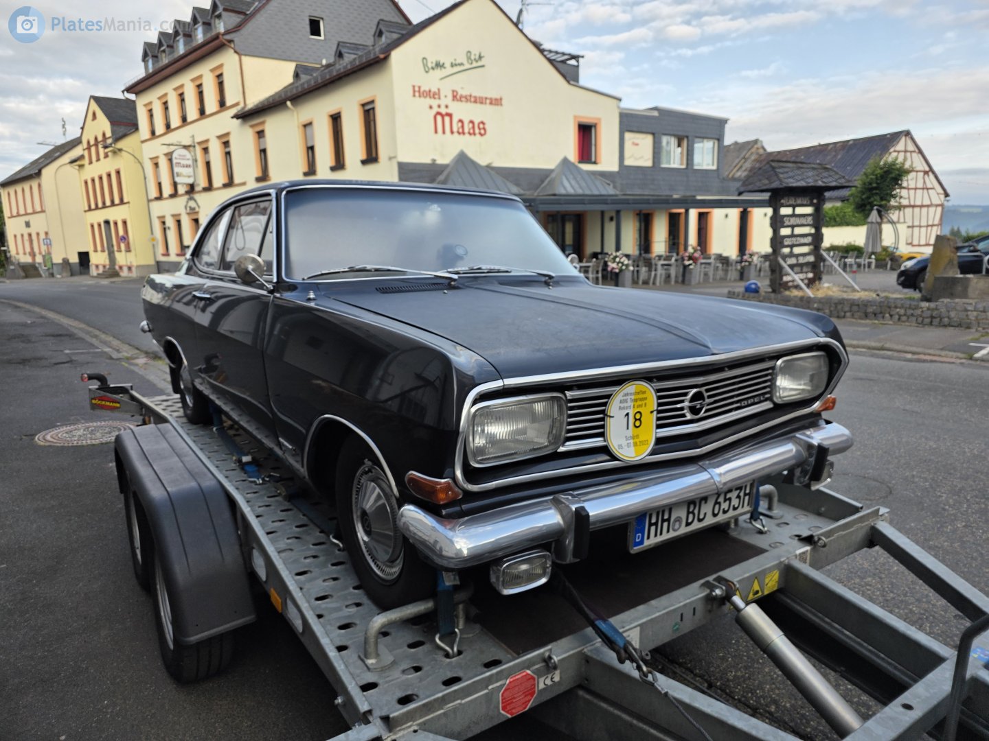 HH BC 653 H, Opel Rekord 2nd gen Coupé (B), 1965–1966