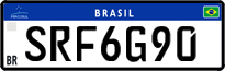 License plate of Brazil, Private owners (Mercosul)