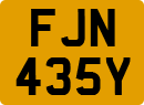 License plate of the United Kingdom, 1963 year system