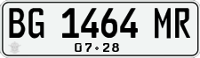 License plate of Indonesia, Regular plates