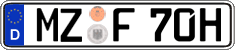 German license plate, Plates for oldtimers (type 