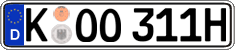 German license plate, Plates for oldtimers (type 