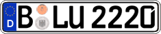 German license plate, Regular plates