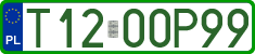 License plates of Poland, Professional plates