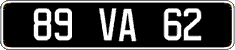 French license plate, FNI