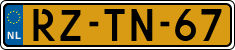 License plate of the Netherlands, Cars