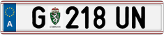 License plate of Austria, Regular plates