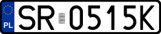 License plates of Poland, Regular car plates