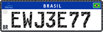 License plate of Brazil, Private owners (Mercosul)