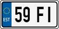 License plate of Estonia, Motorcycles